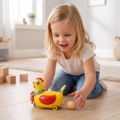 Musik-Huhn mit Eierlegefunktion – Lustiges Spielzeug für Kinder