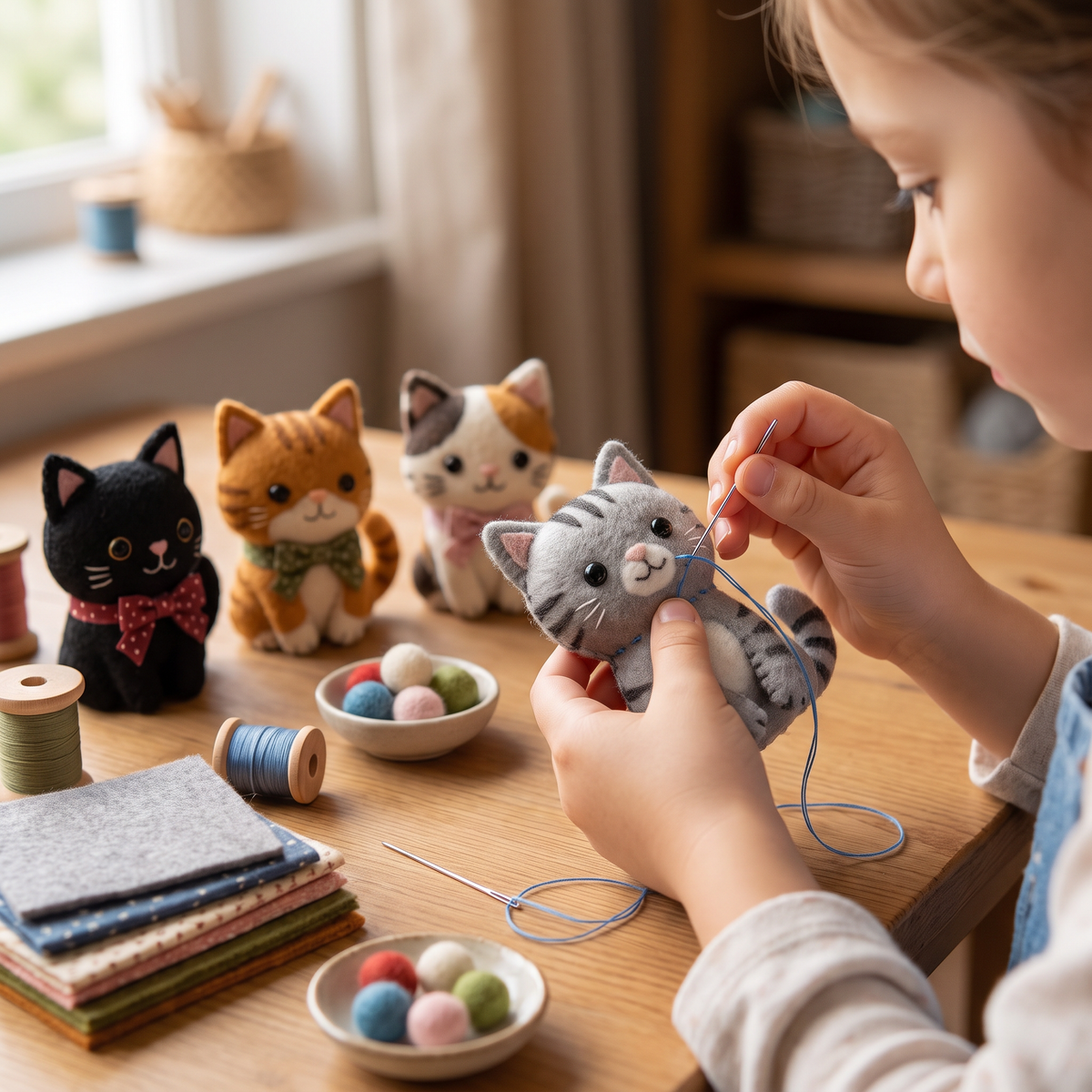 DIY-Plüsch-Nähset – Nähe deine eigene niedliche Figur