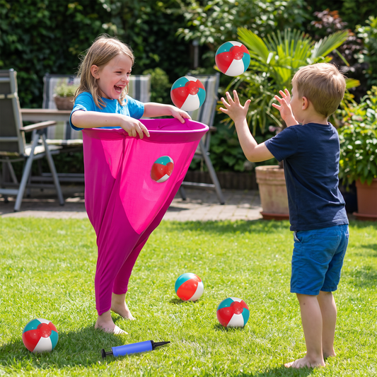Clown Hose Fangball Familien Spiel