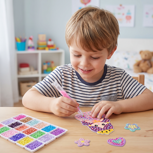 Zauberhafte Perlenmalerei – DIY Set für Kinder