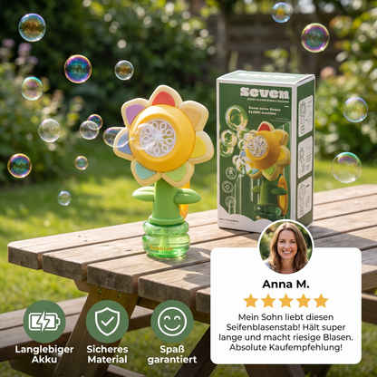 Kopf wackelnde Seifenblasen-Blume – Lustiges Kinderspielzeug