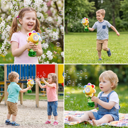 Kopf wackelnde Seifenblasen-Blume – Lustiges Kinderspielzeug