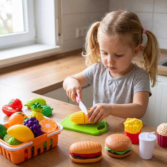 Schneidbares Obst- und Gemüse-Spielset