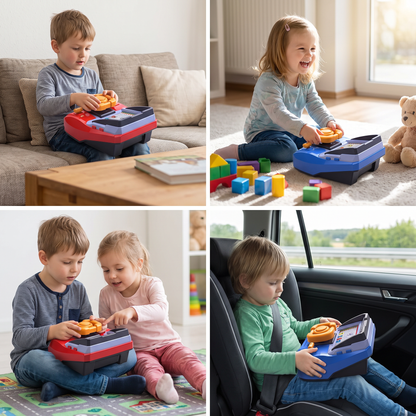 Lenkrad-Rennchallenge – Spannender Rennspaß für Kinder!