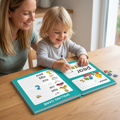 Montessori Kreatives Alphabet Lern und Mal Beschäftigungsbuch für Babys