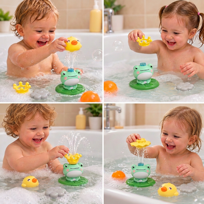Spritzender Frosch – Badespielzeug