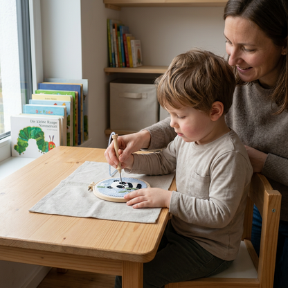 DIY Stanzstick-Nadel Stickset – Anfänger Set mit Schönen Motiven