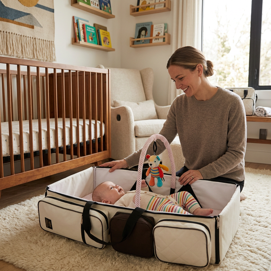 Praktische Reisetasche für Babys & Eltern