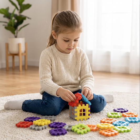 Montessori-Fensterbausteine für Kinder