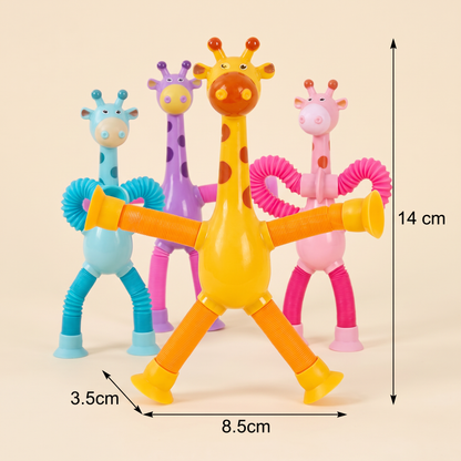 Giraffen-Spielzeug mit Saugnäpfen für Kinder