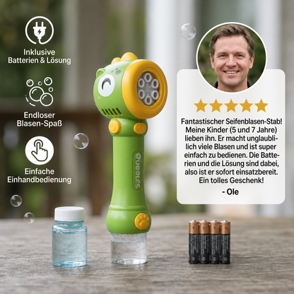 Leuchtender Seifenblasen-Stab für Kinder – Automatischer Bubble Maker