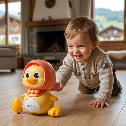 Entefamilie Krabbel- und Lernspielzeug mit Musik für Babys