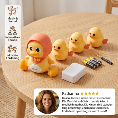 Entefamilie Krabbel- und Lernspielzeug mit Musik für Babys