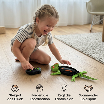 Ferngesteuertes Wandkletter-Tier – RC Spinne/Eidechse für Wände & Decken
