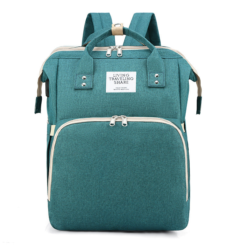 2-in-1-Rucksack mit integriertem Babybett