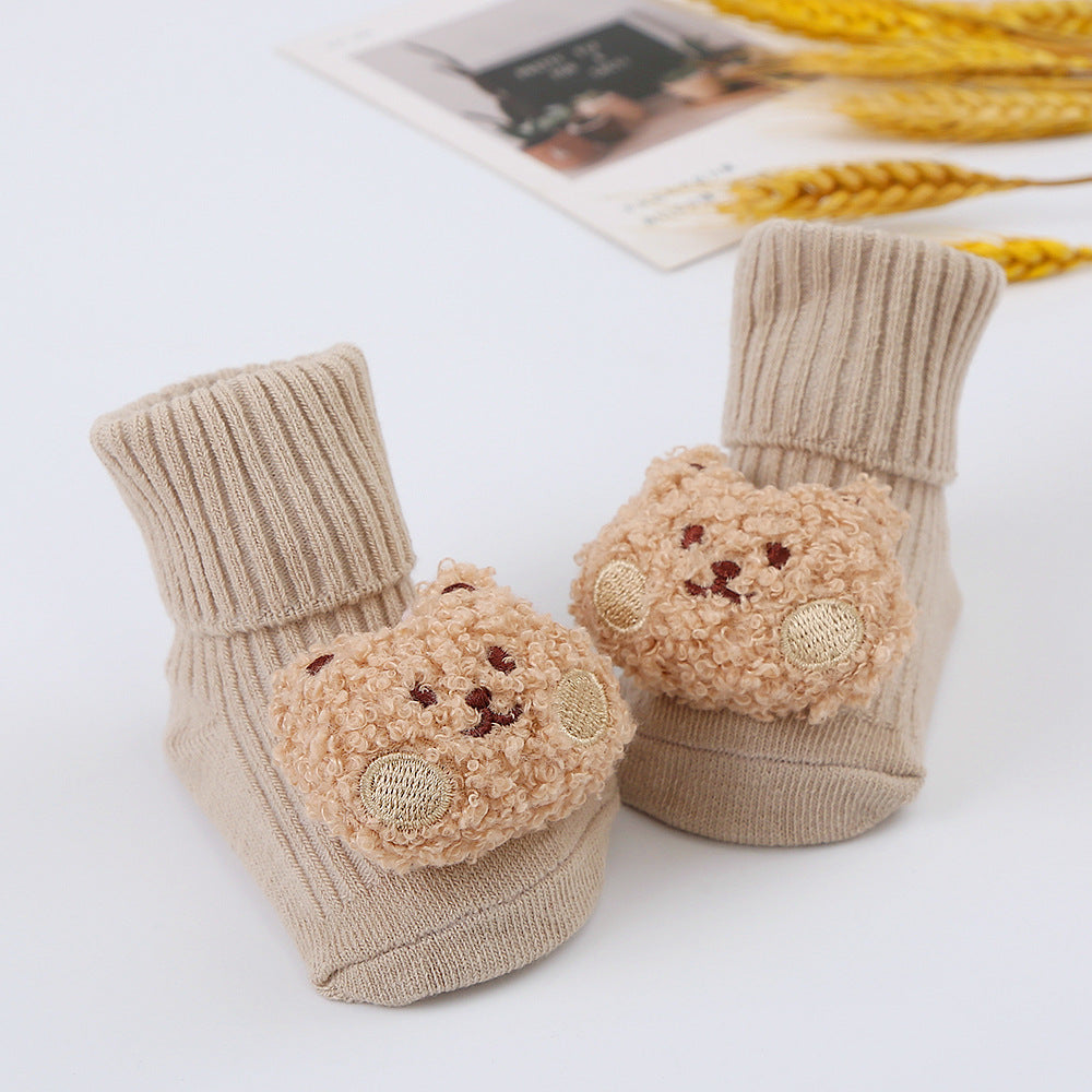 Baby-Plüschsocken mit Spielzeugmotiv