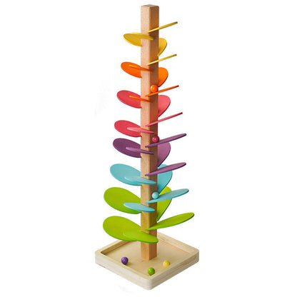 Montessori-Murmelbahn aus Holz
