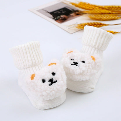Baby-Plüschsocken mit Spielzeugmotiv