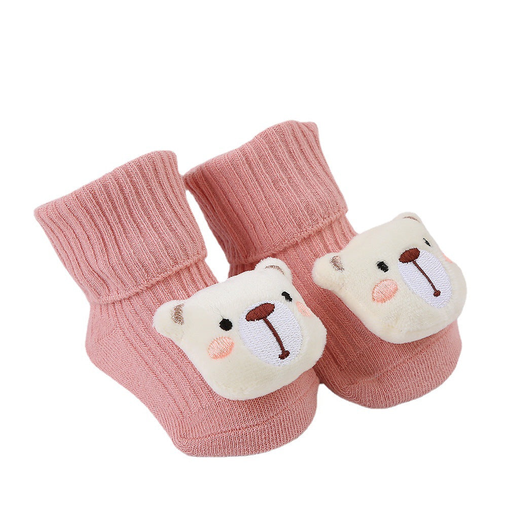 Baby-Plüschsocken mit Spielzeugmotiv