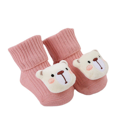 Baby-Plüschsocken mit Spielzeugmotiv