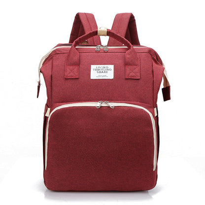 2-in-1-Rucksack mit integriertem Babybett