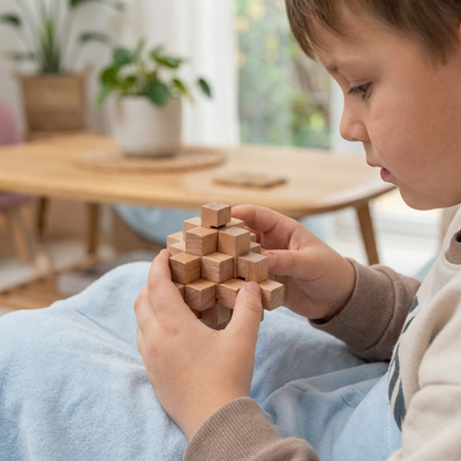 Montessori 3D-Holz-Geduldsspiel – Lernspielzeug für die frühe Förderung