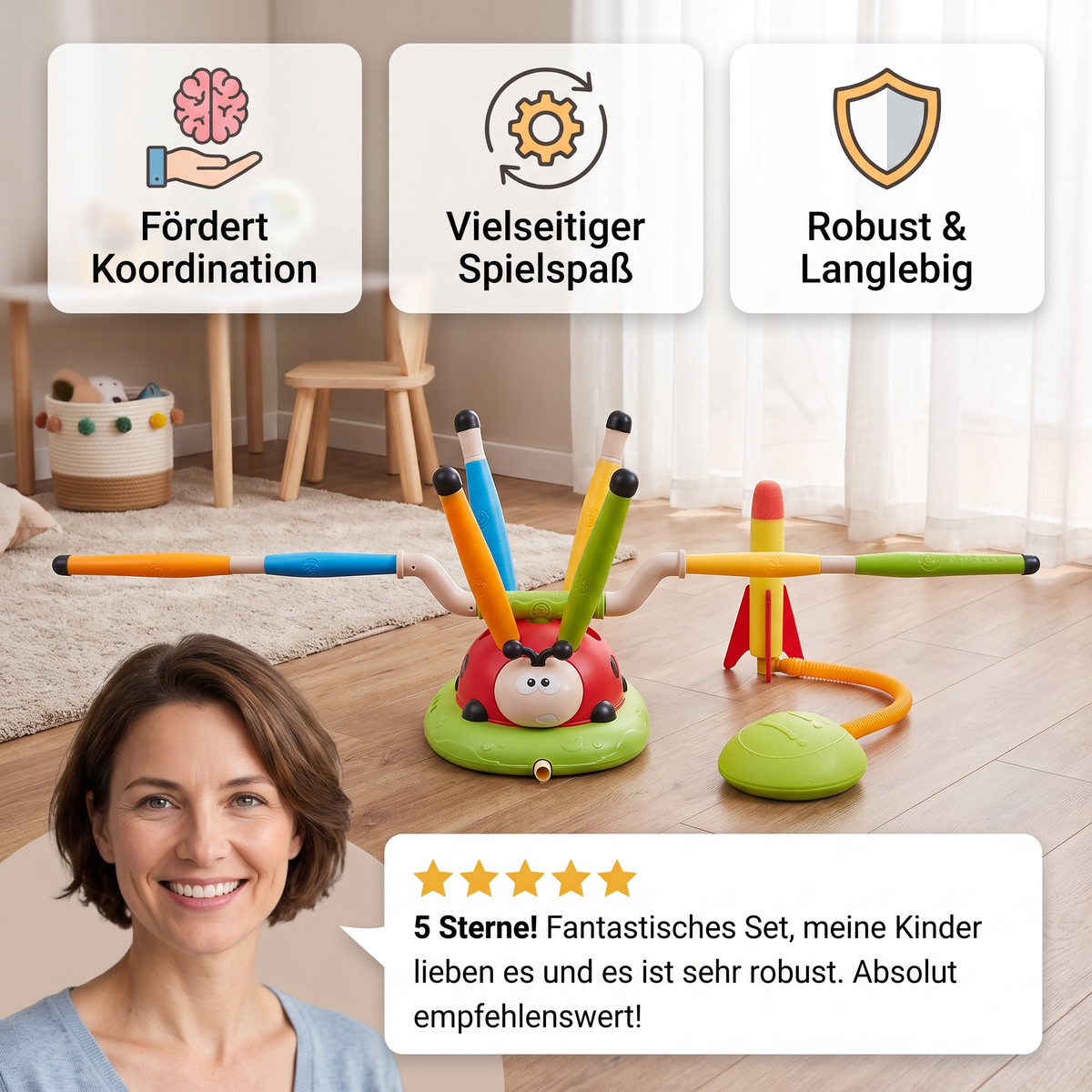 3-in-1 Spiel- und Aktivitätsset