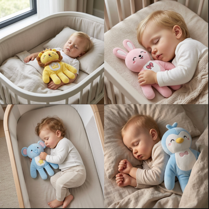 Beruhigendes Klopf-Plüschtier für Babys