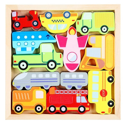 WoodlandPuzzle – Wie passen die Formen in den Rahmen? – Formenpuzzle