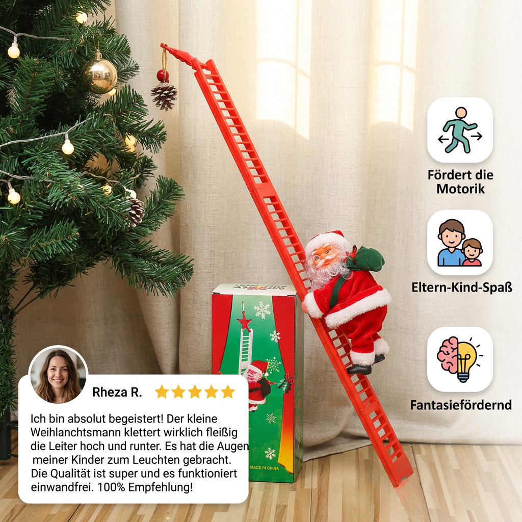 Leder-Kletternder Weihnachtsmann