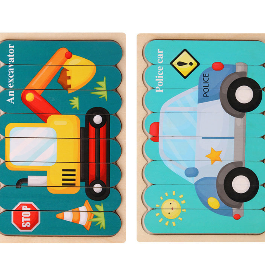 Montessori-Holzpuzzle