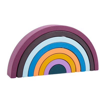 Montessori-Bunte Holzbausteine