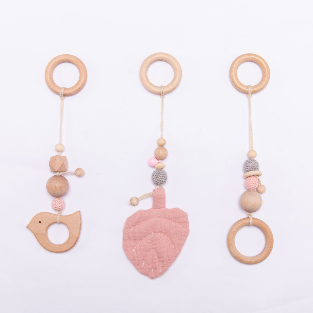 Premium-Holzspielmatte für Babys