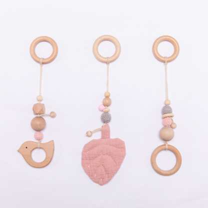 Premium-Holzspielmatte für Babys