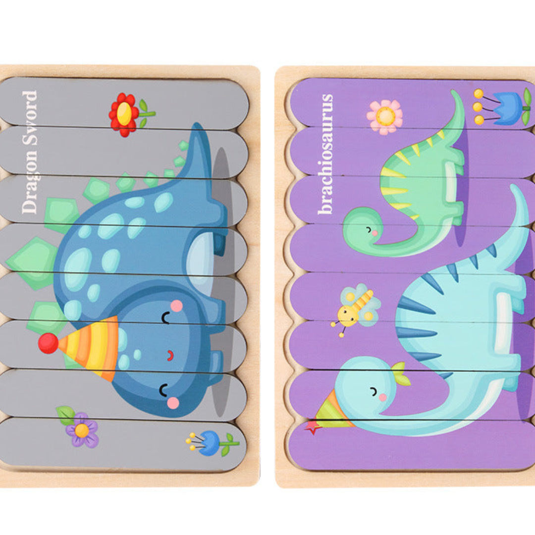Montessori-Holzpuzzle