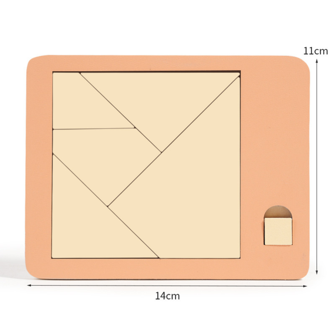 Holz-Tangram-Puzzlespiel
