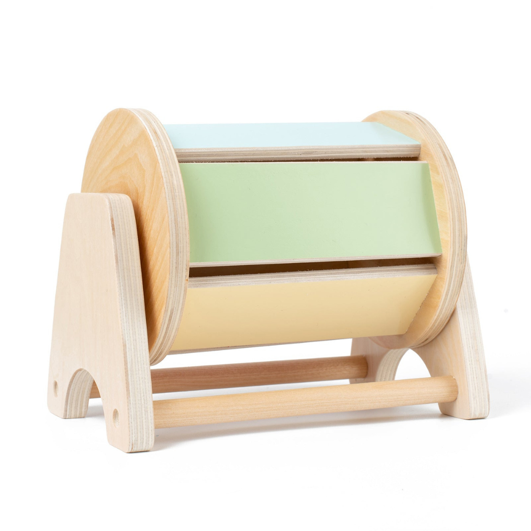 Montessori Holz-Karussell mit Bällen für Kleinkinder