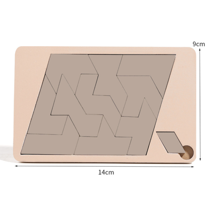 Holz-Tangram-Puzzlespiel