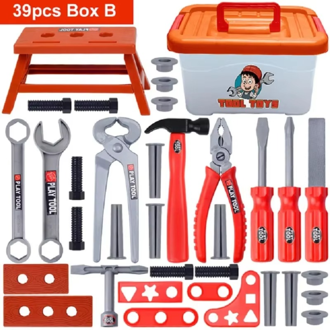 Kinderfreundliches Werkzeug-Spielset