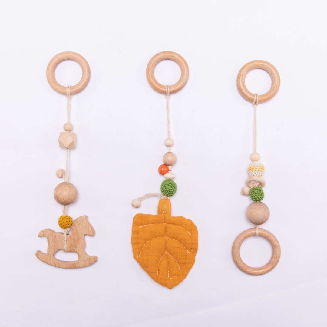 Premium-Holzspielmatte für Babys