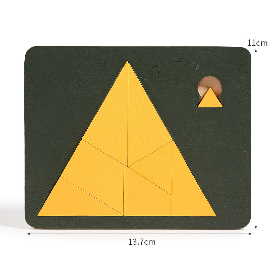 Holz-Tangram-Puzzlespiel