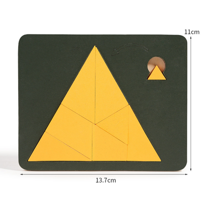 Holz-Tangram-Puzzlespiel