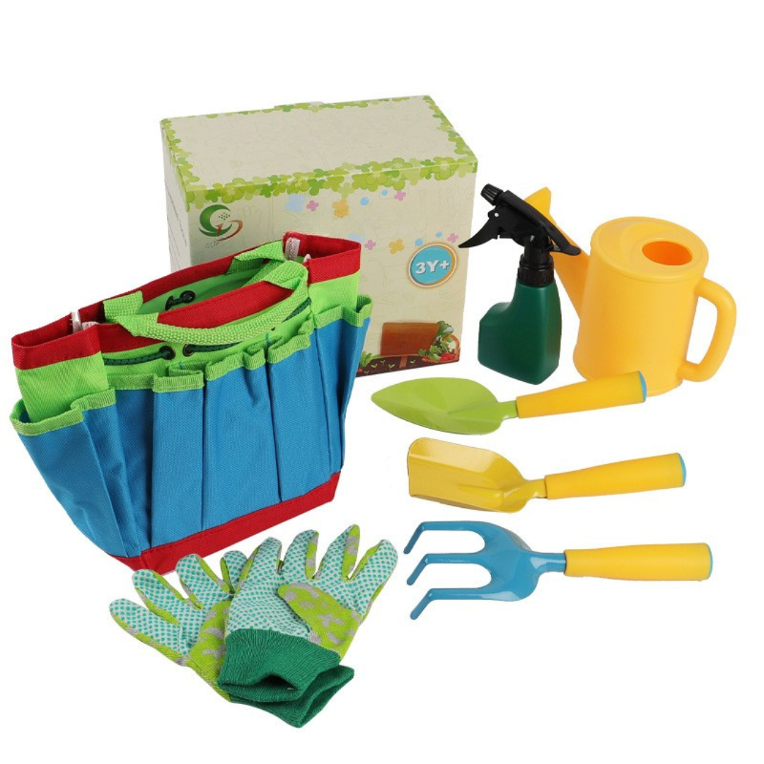 Sicheres Gartengeräte-Set für Kinder