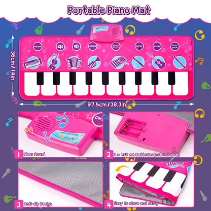 Musikalische Piano Spielmatte