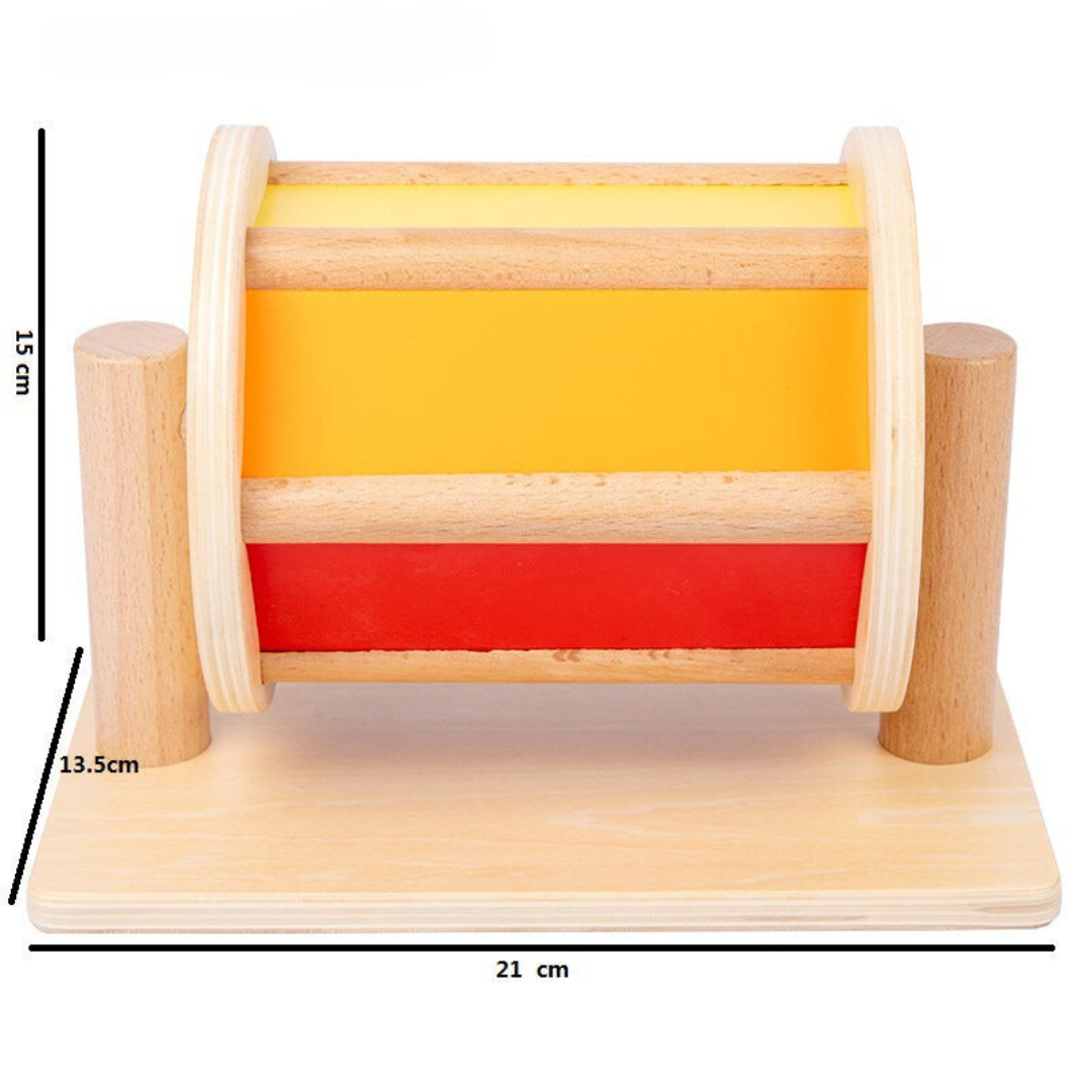 Montessori Holz-Karussell mit Bällen für Kleinkinder