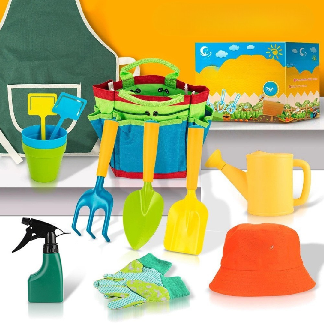 Sicheres Gartengeräte-Set für Kinder