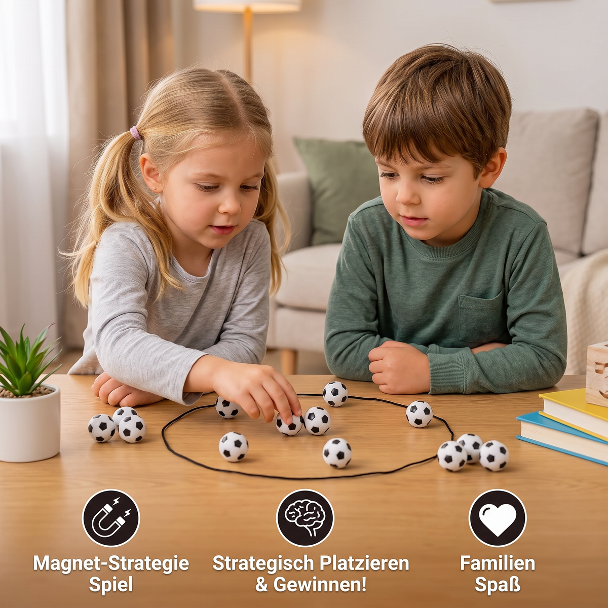 Magnetisches Fußball-Strategiespiel – Interaktive Familien-Challenge für Kinder & Erwachsene