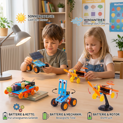 5-in-1 DIY-MINT-Fahrzeug-Bauset für Kinder
