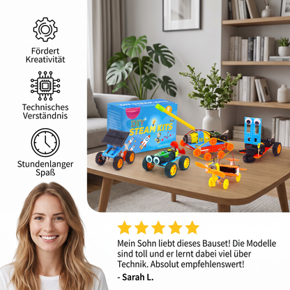 5-in-1 DIY-MINT-Fahrzeug-Bauset für Kinder