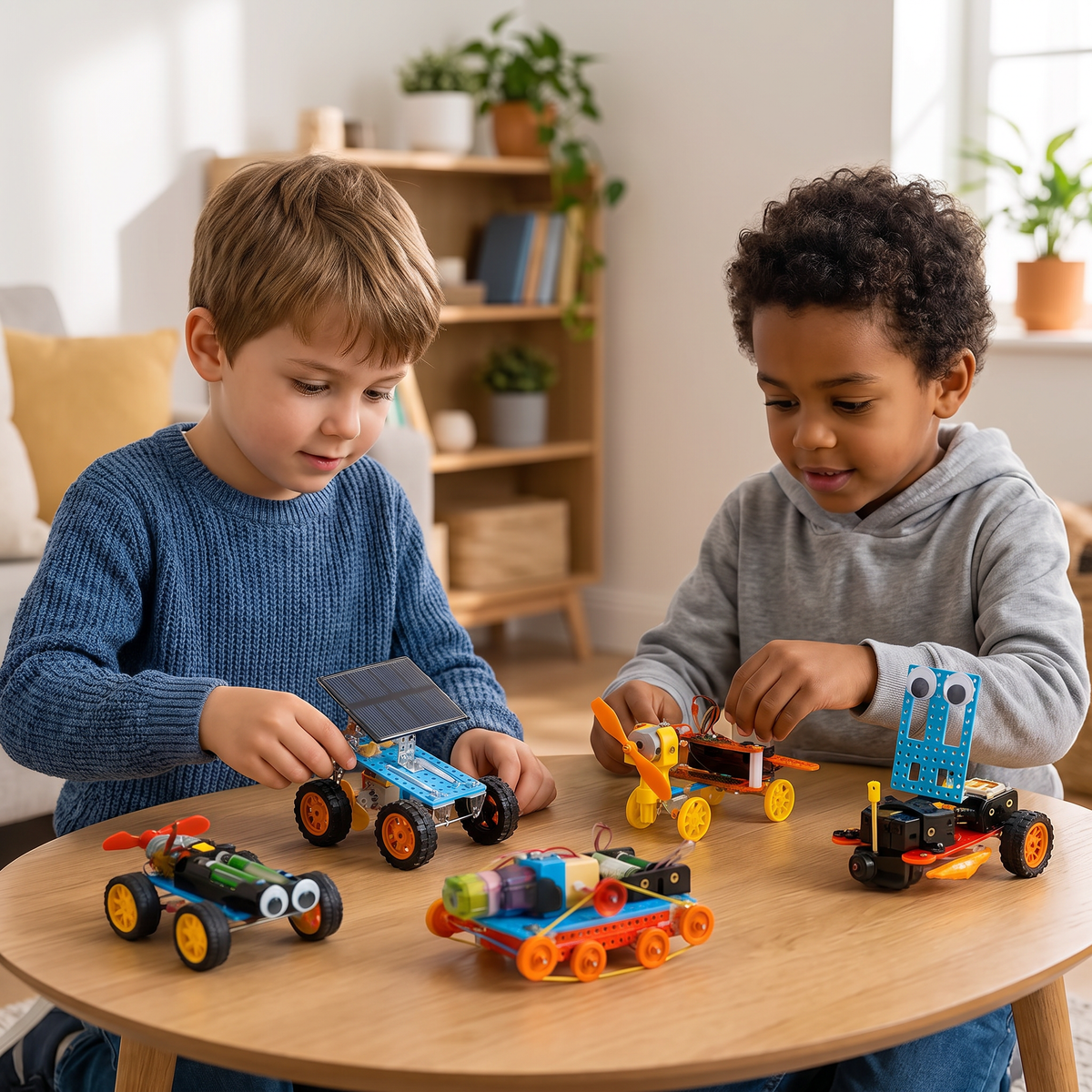 5-in-1 DIY-MINT-Fahrzeug-Bauset für Kinder
